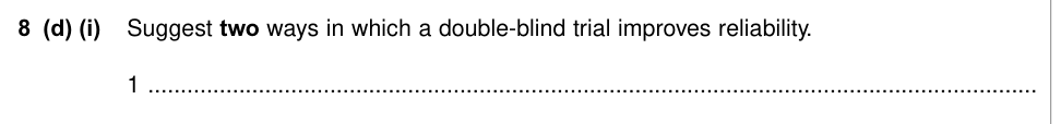 Question from June 2010 As Unit 2 Q8(d)(i) (2 marks)