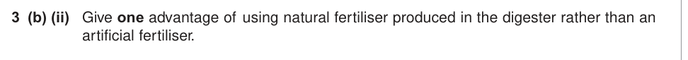Question from June 2011 A-Level Unit 4 Q3(b)(ii) (1 marks)