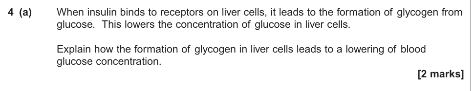 Question from 2014 A-Level Unit 5 Q4(a) (2 marks)