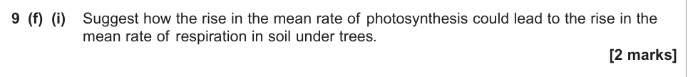 Question from 2014 A-Level Unit 5 Q9(f)(i) (2 marks)