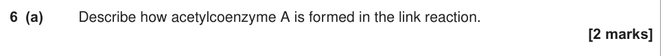 Question from 2015 A-Level Unit 4 Q6(a) (2 marks)