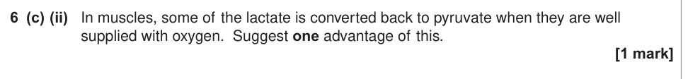 Question from 2015 A-Level Unit 4 Q6(c)(ii) (1 marks)