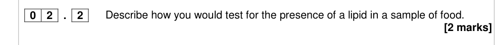Question from 2016 As Paper 1 Q2.2 (2 marks)