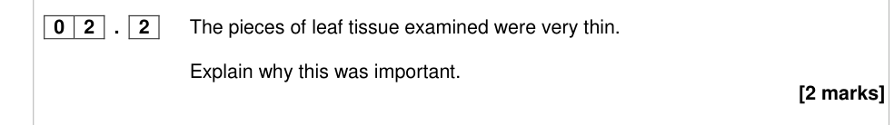 Question from 2016 As Paper 2 Q2.2 (2 marks)