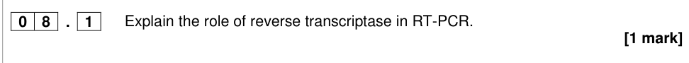 Question from 2017 A-Level Paper 2 Q08.1 (1 marks)