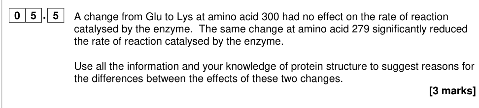 Question from 2018 A-Level Paper 1 Q5.5 (3 marks)