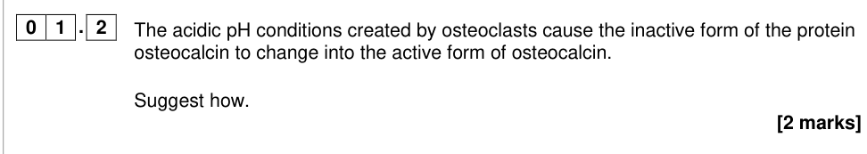 Question from 2018 A-Level Paper 3 Q1.2 (2 marks)