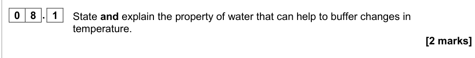 Question from 2018 As Paper 1 Q8.1 (2 marks)