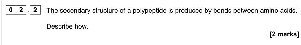Question from 2018 As Paper 2 Q2.2 (2 marks)