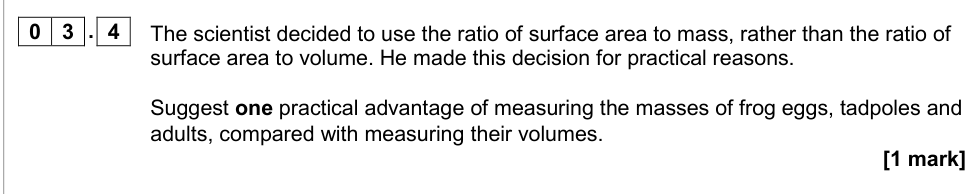 Question from 2018 As Paper 2 Q3.4 (1 marks)