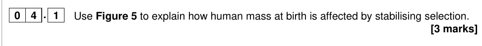 Question from 2019 A-Level Paper 1 Q04.1 (3 marks)