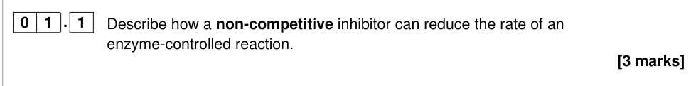 Question from 2019 A-Level Paper 1 Q1.1 (3 marks)