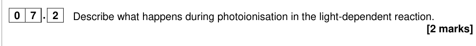Question from 2019 A-Level Paper 2 Q7.2 (2 marks)