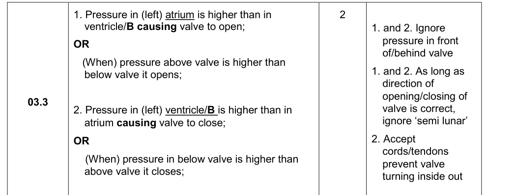 Mark scheme for 2019 A-Level Paper 3 Q3.3 (2 marks)
