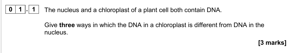 Question from 2019 As Paper 1 Q1.1 (3 marks)