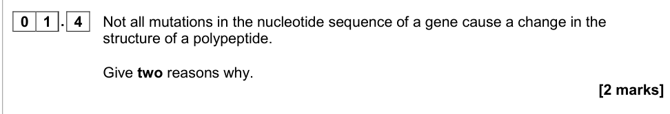 Question from 2019 As Paper 1 Q1.4 (2 marks)