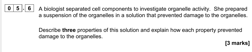 Question from 2019 As Paper 1 Q5.6 (3 marks)