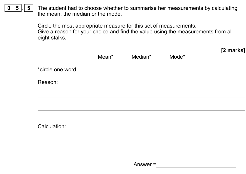 Question from 2019 As Paper 2 Q05.5 (2 marks)