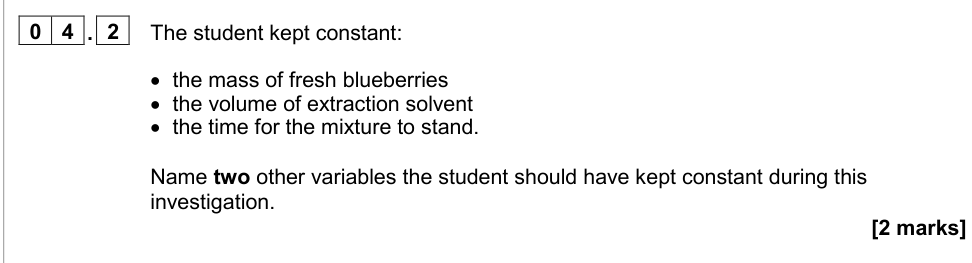Question from 2020 A-Level Paper 1 Q04.2 (2 marks)