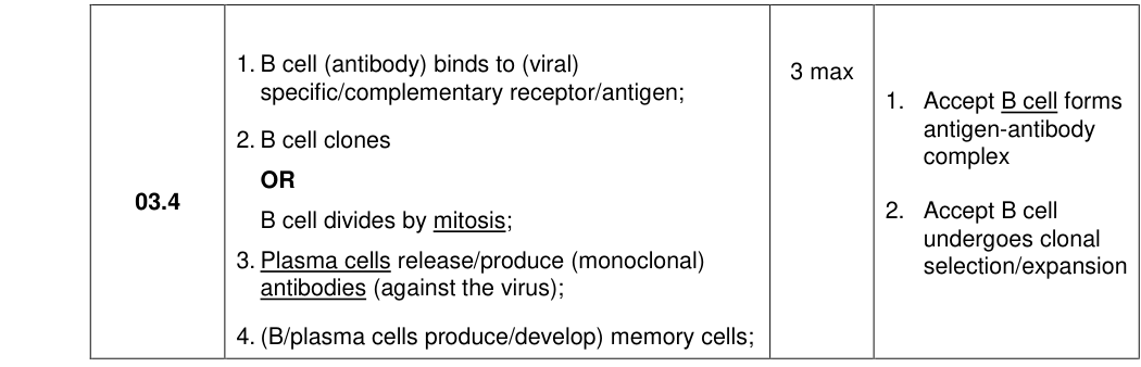 Mark scheme for 2020 A-Level Paper 3 Q3.4 (3 marks)
