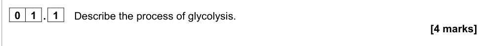 Question from 2021 A-Level Paper 2 Q1.1 (4 marks)