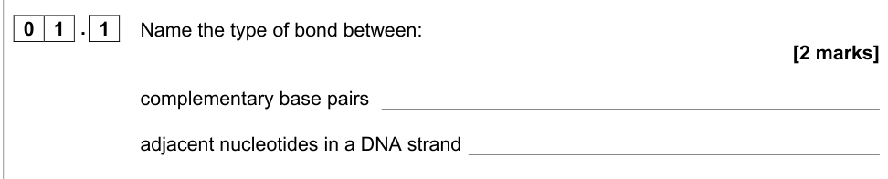 Question from 2021 As Paper 1 Q1.1 (2 marks)