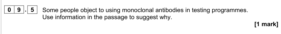 Question from 2021 As Paper 1 Q9.5 (1 marks)