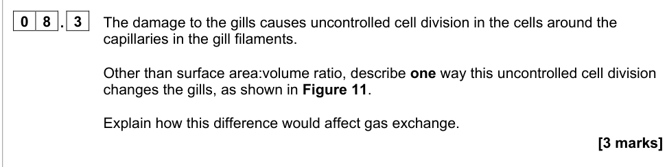 Question from 2022 A-Level Paper 1 Q8.3 (3 marks)