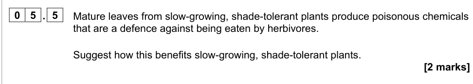 Question from 2022 A-Level Paper 3 Q5.5 (2 marks)