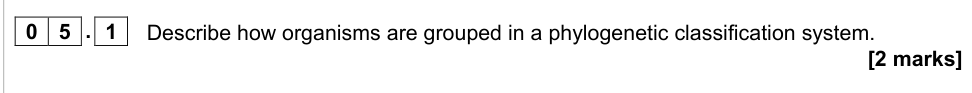 Question from 2022 As Paper 2 Q5.1 (2 marks)