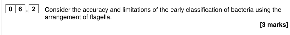 Question from 2023 A-Level Paper 1 Q06.2 (3 marks)