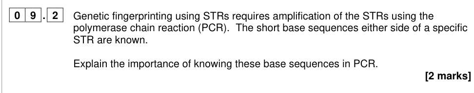 Question from 2023 A-Level Paper 2 Q09.2 (2 marks)