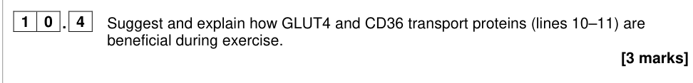 Question from 2023 A-Level Paper 2 Q10.4 (3 marks)