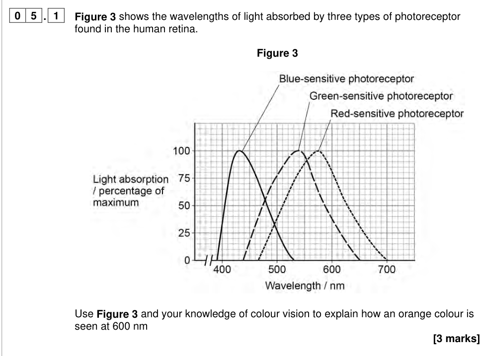 Question from 2023 A-Level Paper 2 Q5.1 (3 marks)