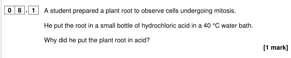 Question from 2023 As Paper 1 Q08.1 (1 marks)