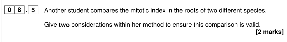 Question from 2023 As Paper 1 Q08.5 (2 marks)