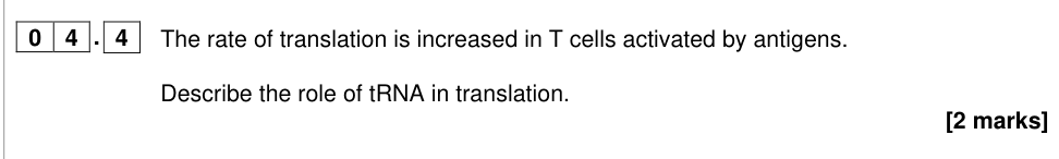 Question from 2023 As Paper 1 Q4.4 (2 marks)