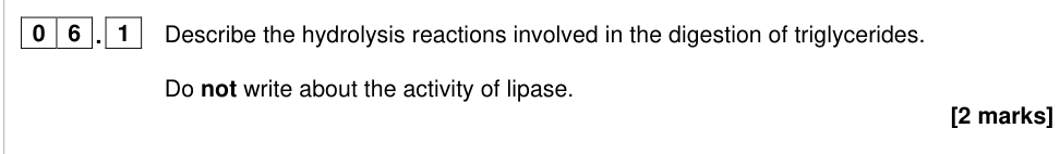 Question from 2023 As Paper 2 Q6.1 (2 marks)