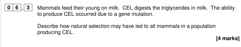 Question from 2023 As Paper 2 Q6.3 (4 marks)
