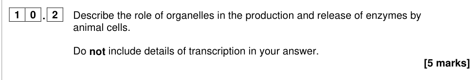 Question from 2024 A-Level Paper 1 Q10.2 (5 marks)