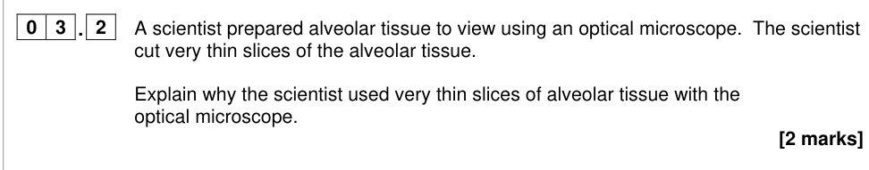 Question from 2024 A-Level Paper 1 Q3.2 (2 marks)