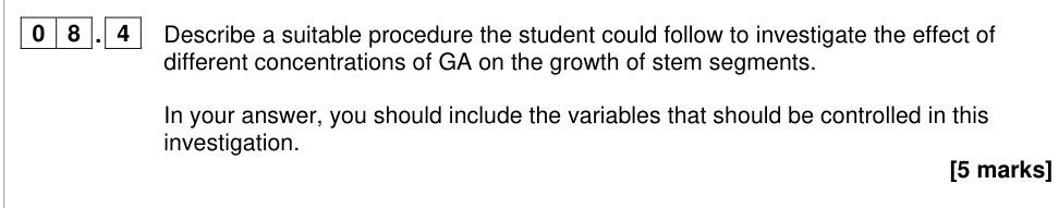 Question from 2024 A-Level Paper 2 Q8.4 (5 marks)