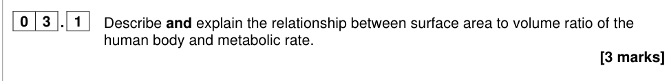 Question from 2024 A-Level Paper 3 Q03.1 (3 marks)
