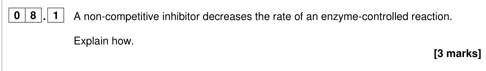 Question from 2024 As Paper 1 Q8.1 (3 marks)