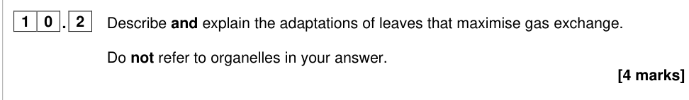 Question from 2025 A-level Paper 1 Q10.2 (4 marks)