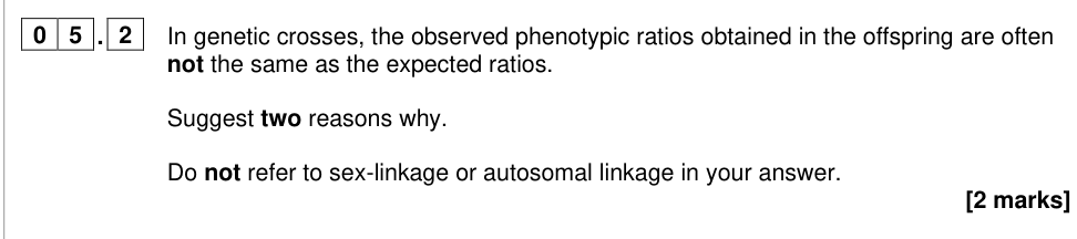 Question from 2025 A-Level Paper 2 Q5.2 (2 marks)