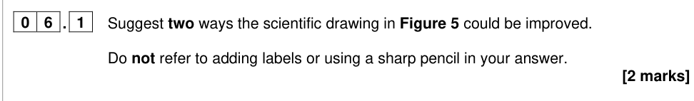 Question from 2025 A-Level Paper 3 Q06.1 (2 marks)