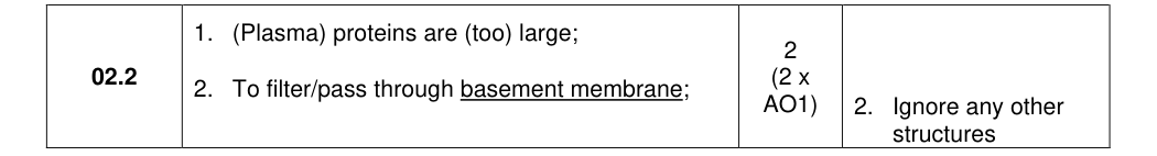 Mark scheme for 2025 A-Level Paper 3 Q2.2 (2 marks)