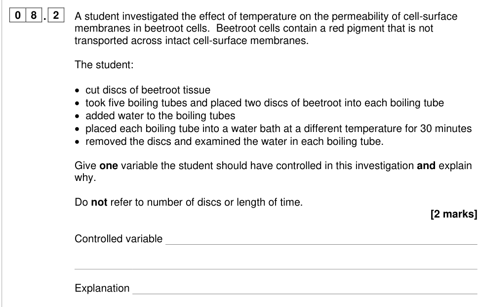 Question from 2025 As Paper 1 Q08.2 (2 marks)