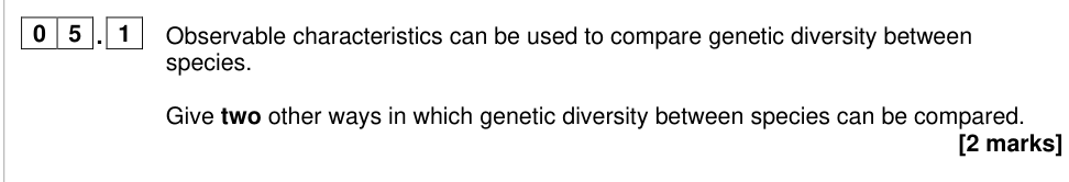 Question from 2025 As Paper 1 Q5.1 (2 marks)